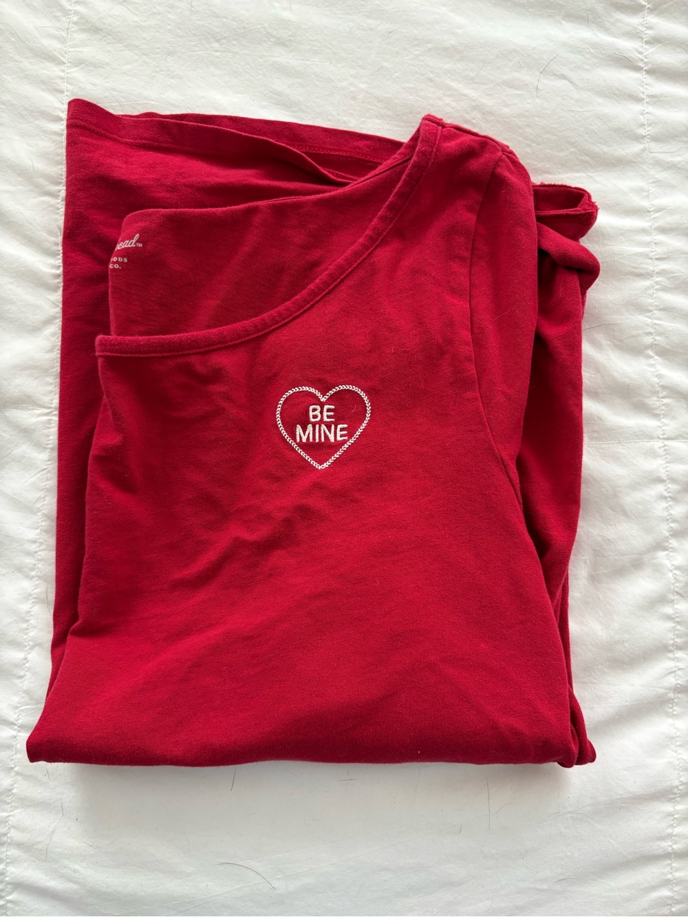 Universal Thread Red 'Be Mine' Sleep Top